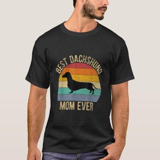 Beste Dachshund Moeder Ooit T-shirt (Voorkant)
