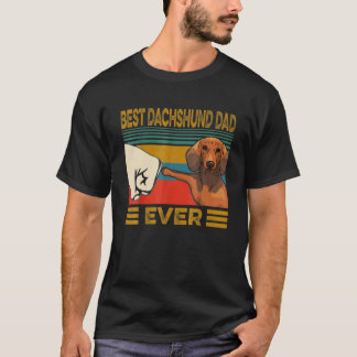  beste dachshund pap ooit Hondenliefhebber T - shi T-shirt