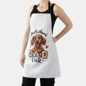 Beste Dachshund Papa Ooit T Shirt Schort (Insitu)