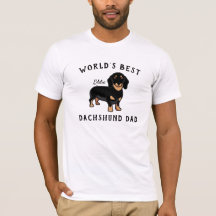 Beste Dachshund-papa ter Wereld Met naam van de ho