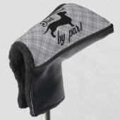 Beste Dachshund Papa van Par Putter Head Hoesje Golfheadcover (3/4 voorkant)