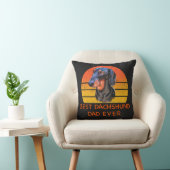 Beste dachshund-vader ooit T-Shirt Kussen (Stoel)