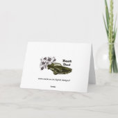 Beste Dad  Classic Car Art Gifts Kaart (Achterkant)