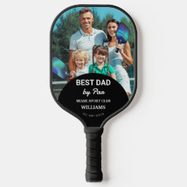 Beste DAD door Par Custom Photo Vaderdag Pickleball Paddle