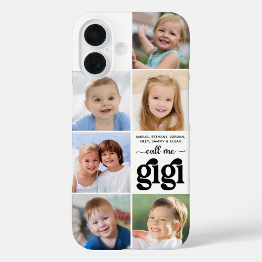 BESTE DAD EVER 6 Foto Collage Case-Mate iPhone Case (Achterkant)