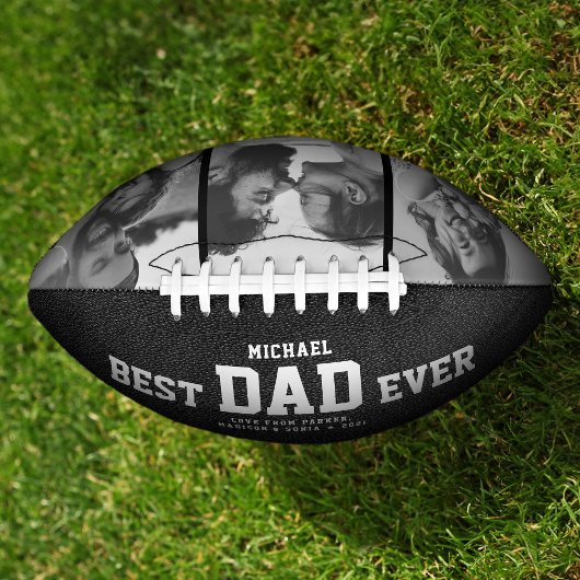 BESTE DAD EVER Moderne Cool Black en White Photos American Football