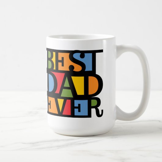 BESTE DAD EVER mokken - kies stijl (Rechts)