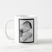 Beste DAD EVER persoonlijke foto Koffiemok (Links)
