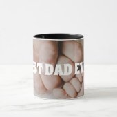 BESTE DAD EVER Persoonlijke foto Mok (Midden)