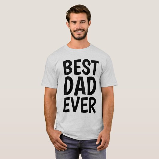 BESTE DAD EVER T-Shirts (Voorkant volledig)
