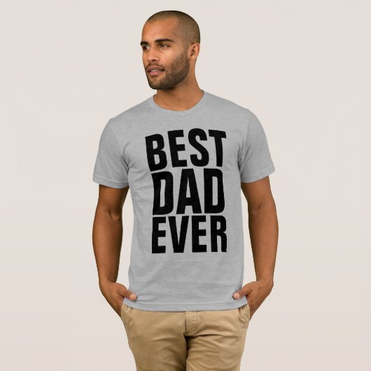 BESTE DAD EVER T-Shirts (Voorkant volledig)