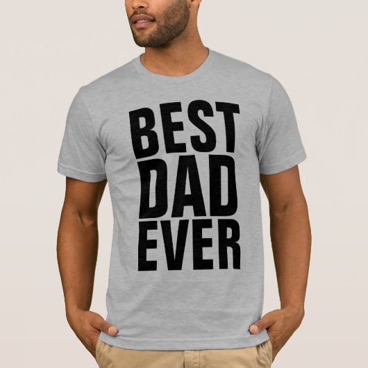 BESTE DAD EVER T-Shirts (Voorkant)
