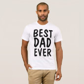 BESTE DAD EVER T-Shirts (Voorkant volledig)