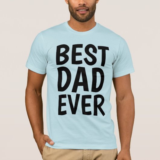 BESTE DAD EVER T-Shirts (Voorkant)