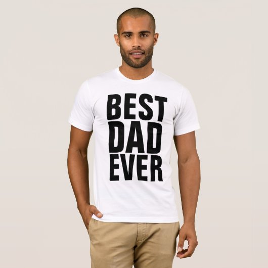 BESTE DAD EVER T-Shirts (Voorkant volledig)