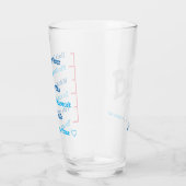 Beste Dad Glass, beste cadeau voor Vaderdag Glas (Rechts)