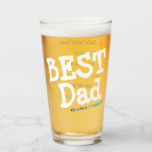 Beste Dad Glass, beste cadeau voor Vaderdag