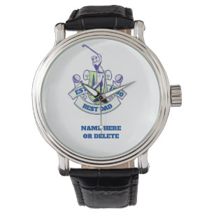 BESTE DAD GOLFER HORLOGE