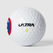 Beste Dad Golfer Pun gepersonaliseerd Golfballen (Logo)