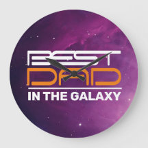 Beste DAD in de galaxy acrylwandklok
