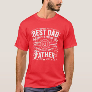 Beste Dad  Limited Edition Gift voor Father G T-shirt