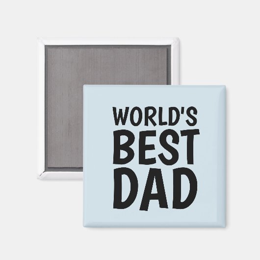 BESTE DAD-magneten TER WERELD Magneet (Voorkant / Achterkant)