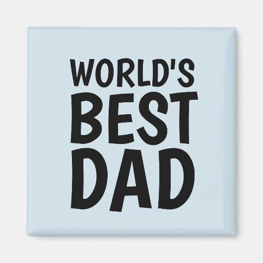 BESTE DAD-magneten TER WERELD Magneet (Voorkant)