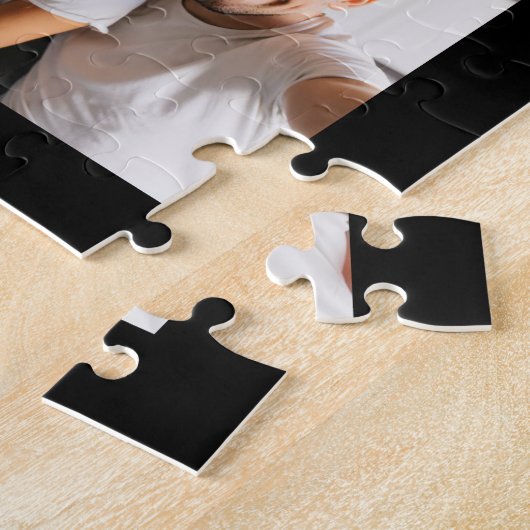 Beste DAD ooit 12 fotocollage Legpuzzel (Zijkant)