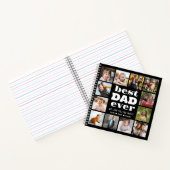 Beste DAD ooit 12 fotocollage Notitieboek (Binnen)