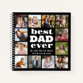 Beste DAD ooit 12 fotocollage Notitieboek (Voorkant)