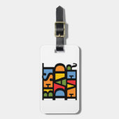 BESTE DAD OOIT aangepast bagagelabel (Voorkant verticaal)