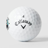 Beste DAD ooit Aangepast Foto Aangepaste Callaway Golfballen (Logo)