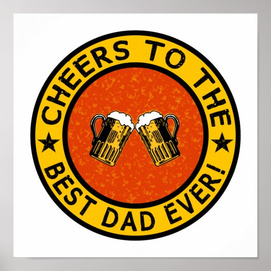 BESTE DAD OOIT aangepast poster (Voorkant)
