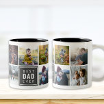 Beste DAD ooit aangepaste foto-Mok Tweekleurige Koffiemok<br><div class="desc">Pas deze mok aan en geef deze als cadeau!</div>