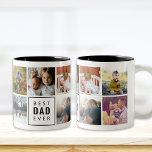 Beste DAD ooit aangepaste foto-Mok Tweekleurige Koffiemok<br><div class="desc">Pas deze mok aan en geef deze als cadeau!</div>