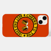 BESTE DAD OOIT aangepaste iPhone-draagtas Case-Mate iPhone Case (Achterkant (horizontaal))