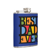 BESTE DAD OOIT aangepaste kolf Heupfles (Rechts)