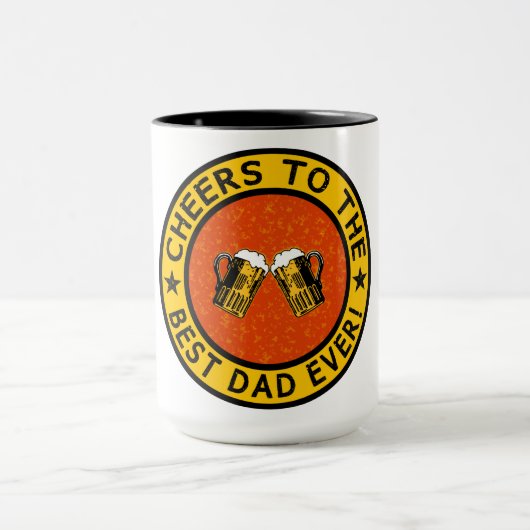 BESTE DAD OOIT aangepaste mok - kies stijl, kleur (Midden)