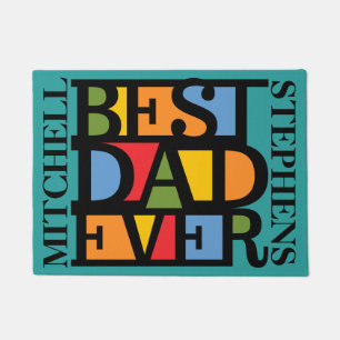 BESTE DAD OOIT, aangepaste naam deurmat