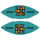 BESTE DAD OOIT, aangepaste naam en football voor k (Panelen)