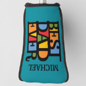 BESTE DAD OOIT aangepaste naam putter cover (Draai 90)