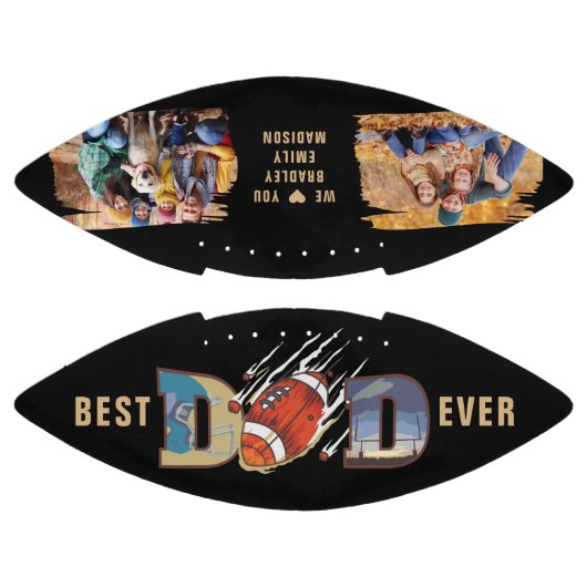 BESTE DAD OOIT Amerikaans Football Papa Aangepaste (Panelen)