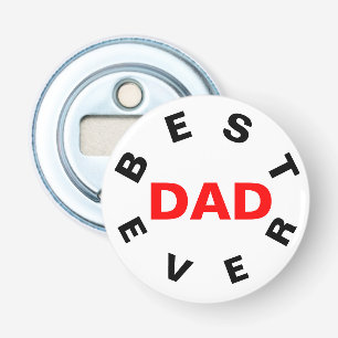 Beste DAD ooit Button Flesopener