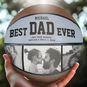 BESTE DAD OOIT Cool Trendy Unieke fotocollage Basketbal