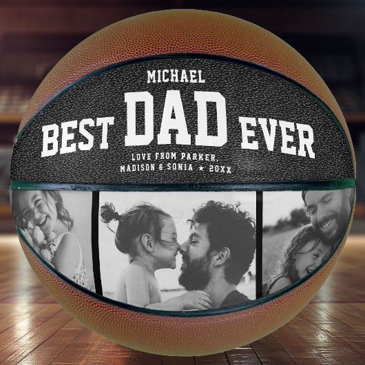 BESTE DAD OOIT Cool Trendy Unieke fotocollage Basketbal