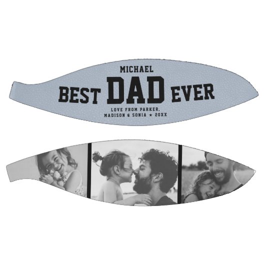 BESTE DAD OOIT Cool Trendy Unieke fotocollage Basketbal (Panelen)