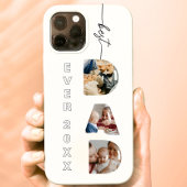 Beste DAD ooit Dad Letters 3 Foto's Collage Case-Mate iPhone Case