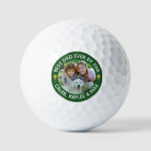 BESTE DAD OOIT DOOR PAR Foto Golfer Green Golf Bal (Voorkant)