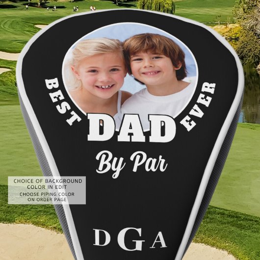 BESTE DAD OOIT DOOR PAR Photo Monogram Custom Colo Golfheadcover
