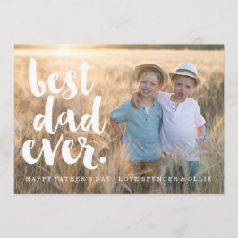 BESTE DAD OOIT | FATHERS DAY CARD KAART
